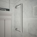DreamLine Unidoor-X 69 1/2 in. W x 34 3/8 in. D x 72 in. H Frameless Hinged Shower Enclosure in Chrome - E32322534R-01 - B07H6S4Q7L
